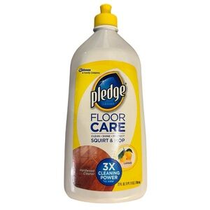 2 x Pledge Floor Care Hardwood Cleaner Squirt & Mop Lemon 27 fl oz
